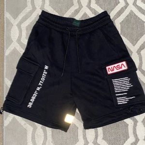 NASA sweat shorts